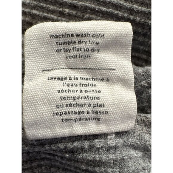 Oak + Fort duster ribbed long cardigan grey open cardigan light weight size X SM - Picture 11 of 11